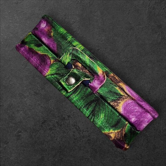 Vintage Mini Address Book Floral Suitcase With Pencil Snap Closure Unwritten In - Picture 3 of 10